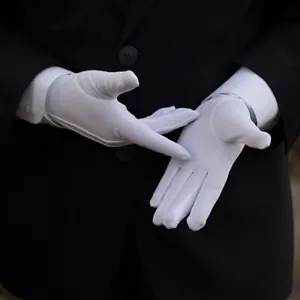 New White Formal Gloves Tactical Gloves QIN - Picture 1 of 9