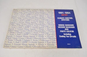 1991-1994 Import Climate Control AC Systems Wiring Vacuum Diagrams Honda BMW - Bild 1 von 5