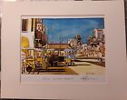  Signed Matted Print by Charles Lounsberry Trump Plaza Atlantic City Boardwalk  