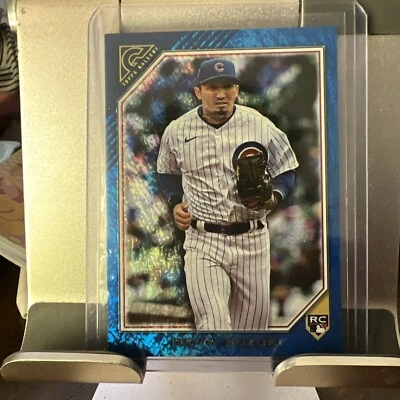Topps Gallery 2022  Seiya Suzuki Rookie Blue 12/50 - Image 1 of 2