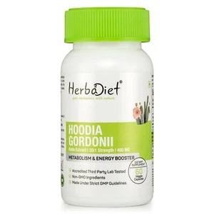 Hoodia Gordonii 20:1 Extract Capsules Boosts Energy Fat Burner Suppresses Hunger - Picture 1 of 4