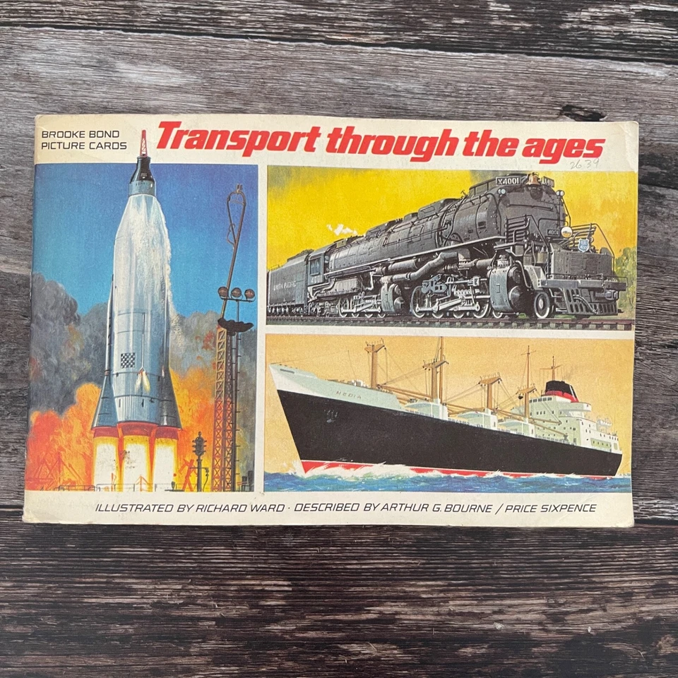Brooke Bond Transport Through The Ages Tea Cards Album Complete - Image 1 of 4