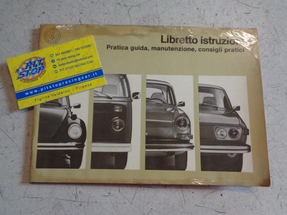LIBRETTO VOLKSWAGEN MAGGIOLINO - TRANSPORTER - EDIZIONE 1972 - ORIGINALE  - Immagine 1 di 3