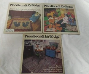 LOT OF 3 VTG "NEEDLECRAFT FOR TODAY" MAGAZINES, EARLY 1980's ERA, SEE PHOTOS - Picture 1 of 8