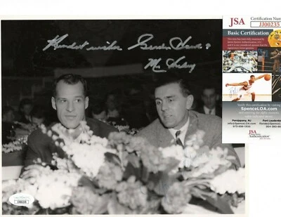 Autographed Maurice Richard & Gordie Howe Original Photo 8x10 JSA  - Image 1 of 3