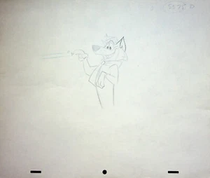 Diseño de lápiz de producción dibujado a mano Loopy De Loop 1963 Jerry Eisenberg - Imagen 1 de 2