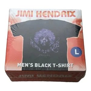 Authentic Jimi Hendrix T-Shirt Sz Large Black Purple Haze Zion Rootswear New Box - Picture 1 of 2