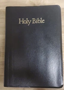 Holy Bible KJV Red Letter Ed. King James Version 1984 Longmeadow Press - Picture 1 of 7
