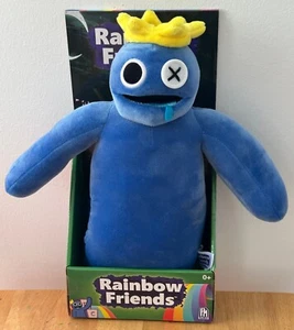 Rainbow Friends blaues Monster Plüsch 13 Zoll Roblox Monster mit Krone neu neuwertig - Bild 1 von 9