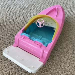 Motoscafo Barbie 17" originale rosa blu e bianco - Foto 1 di 6