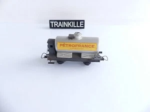 (2) VB MAQUETTE WAGON CITERNE A ESSIEUX PETROFRANCE AVEC GUERITE 3 RAILS - Picture 1 of 6