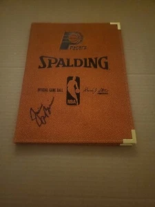 Spalding Official Game Ball NBA Folder pacers signed jim o brien Basketball - Picture 1 of 6