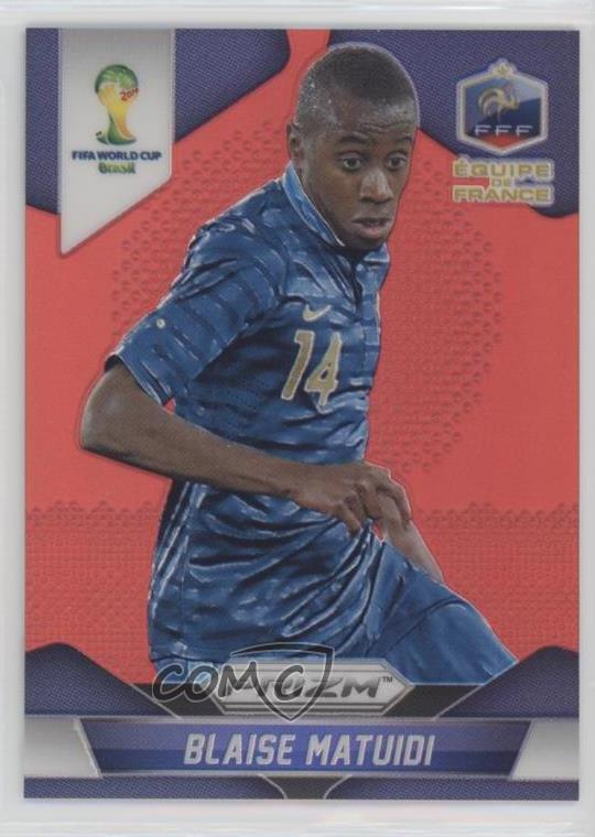 2014 Panini Prizm World Cup Red Prizms 131/149 Blaise Matuidi #80