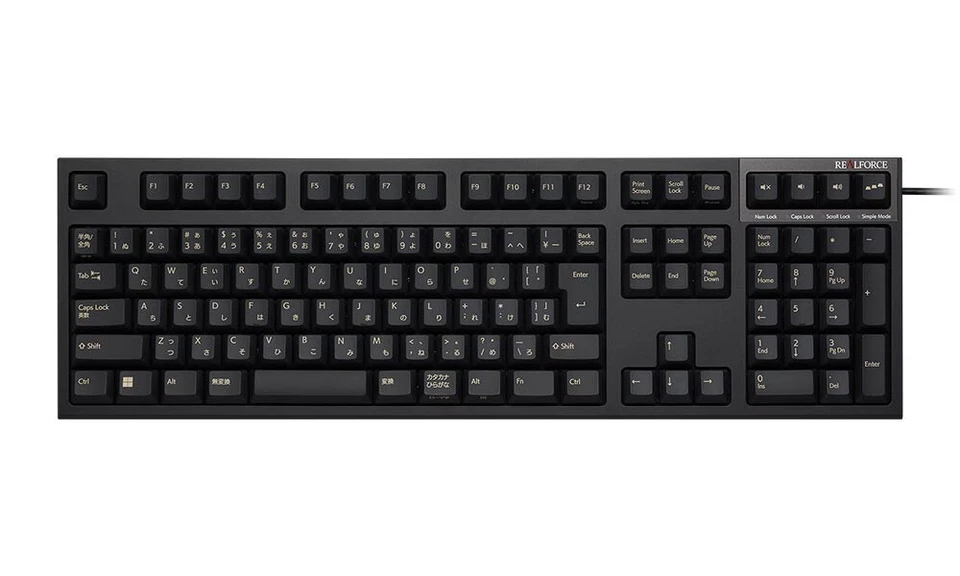 Topre REALFORCE R3S TKL Keyboard R3SC31 Japanese Layout 91-key Japan - Image 1 of 4