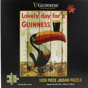 Guinness Tukan Wetterfahne 1000 Teile Puzzle 700 mm x 500 mm (sg) - Bild 1 von 2
