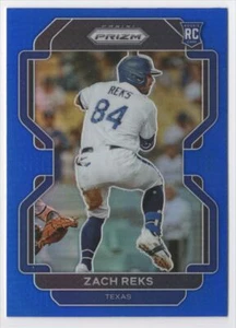 2022 PANINI PRIZM ROOKIE BLUE Zach Reks Rookie Texas Rangers #116 R11 - Picture 1 of 2