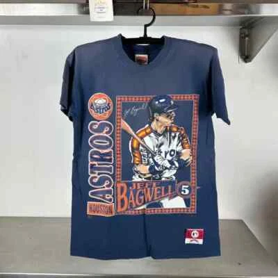 Vintage 1992 Jeff Bagwell Houston Astros MLB Navy Reprint  AN46190 - Image 1 of 2