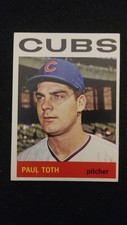1964 Topps Baseball card # 309 Paul Toth ( EXCELLENT CONDITION)