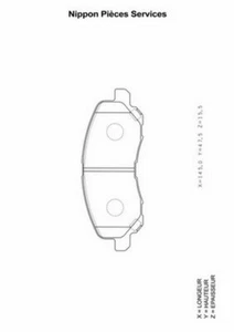 Kit pastiglie freno PER Dodge Caliber 2.0 115 KW 156 CV - Imagen 1 de 1