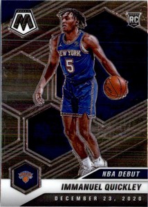 2020-21 Panini Mosaic Immanuel Quickley RC New York Knicks #277