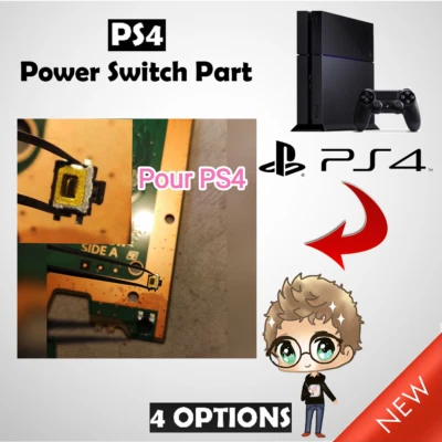 PS4 Button On/Off/Eject Power Switch Replacement Part - Image 1 of 4