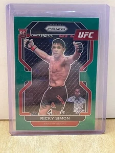 RICKY SIMON 2022 Prizm UFC GREEN Parallel SHORT PRINT RC #112 - Picture 1 of 2