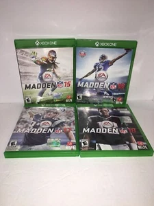 4x Xbox One EA Sports Madden NFL 15 - 18 mit Inserts - Bild 1 von 5