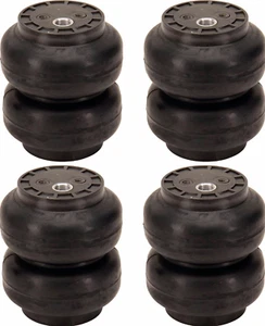 4 ss6 slam bags for air ride suspension replacement 6" round 1/2"npt port SS-6 - Picture 1 of 24
