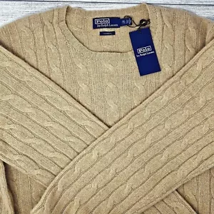 Neu mit Etikett!! Polo by Ralph Lauren Herren Kaschmir Pullover mit Zopfmuster XXL - Bild 1 von 4