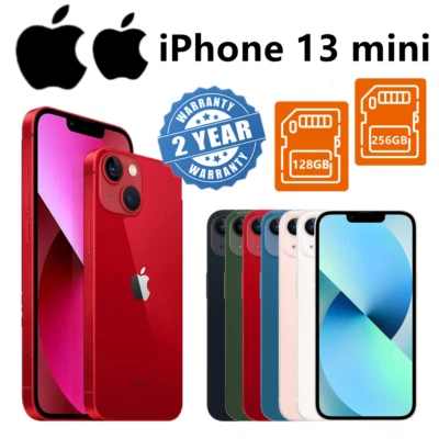 Apple iPhone 13 mini 256GB 128GB Nero Bianco Rosso Rosa Blu ✔️NUOVO & SBLOCCATO - Immagine 1 di 3