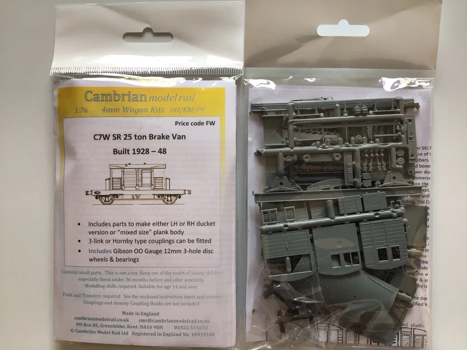 Cambrian C007W SR 25ton Brake Van - Image 1 of 1