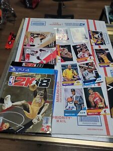 NBA 2K18 Legend Edition Gold PS4 COMPLETE Cards, poster, Box an Game Complete 