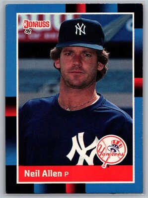 1988 Donruss - Neil Allen #597 New York Yankees MLB Baseball Card - Image 1 of 2
