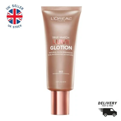 L'Oreal Lumi Glotion Natural Glow Enhancer 903 Medium – Bronze 40ml - Image 1 of 4