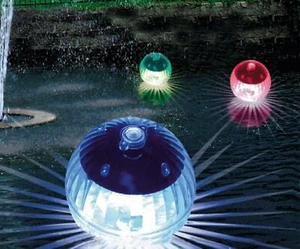 Juego de 4 lámparas de bola LED flotantes lámpara de jardín lámpara solar lámpara de jardín - Imagen 1 de 1