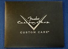 USA Fender Custom Shop Booklet Custom Care MANUALI + ETICHETTE Etichette Chitarra Americano   for sale