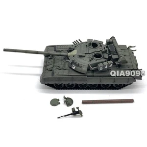 New 1/72 Scale Russian No.544 T-80U Main Battle Tank Green PVC Plastic Model - Picture 1 of 5