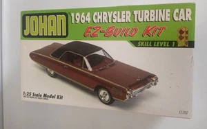 Auto d'epoca JOHAN 1964 Chrysler turbina EZ-BUILD MODEL EZ-202 scatola aperta - Foto 1 di 7