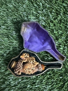 Vintage Meerschaum Tobacco pipe Stag, dEER W/case No Stem Hand Carved Rare ๐ฅ - Picture 1 of 6