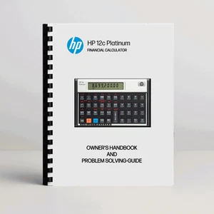 HP 12C Platinum Owner’s Handbook and Problem-Solving Guide - Picture 1 of 1