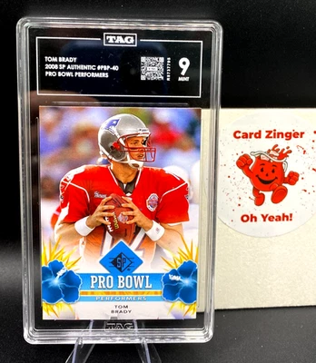 2008 Upper Deck SP Подлинный TOM BRADY Pro Bowl Performers #PBP-40 КАК НОВЫЙ 9! - Изображение 1 из 2