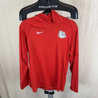 Nike Dri-Fit Gonzaga Basketball Hoodie Adult Size Small Red Lightweight - Image 1 of 4