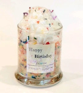 BeYOUtiful Happy Birthday Sprinkle Candle 12 oz. Soy Candle Vanilla Buttercream - Picture 1 of 11