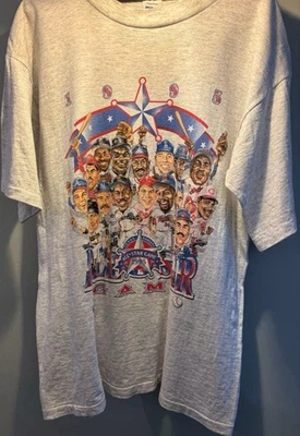 Футболка 1995 MLB All Star Game Hideo Nomo размер L серая белая - Изображение 1 из 4