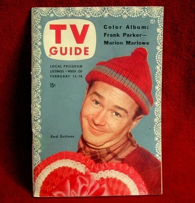 TV Guide February 12  1954 - Red Buttons - Philadelphia Ed. - Image 1 of 2