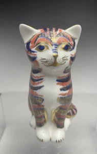 Royal Crown Derby Imari sitzende Katze Figur - Bild 1 von 5
