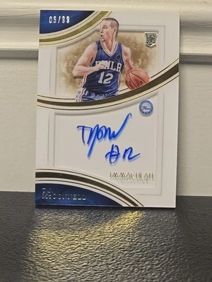 2015-16 Immaculate Collection - Shadow Sigs. T.J. McConnell #SS-TM /99 (AU, RC) - Image 1 of 2