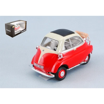 BMW ISETTA 250 1960 RED/CREAM 1:43 Cararama Auto Stradali Modellino Nuovo - Immagine 1 di 3
