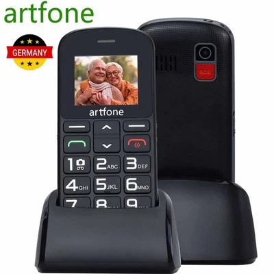 Artfone cellulare per anziani | cellulare classico | pulsante di chiamata di emergenza | cellulare Dual SIM 2G GSM - Immagine 1 di 4