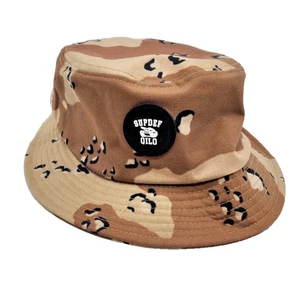 Supdef Superior Defense x QiLO NYC Chocolate Chip Camo Bucket Hat - Picture 1 of 4
